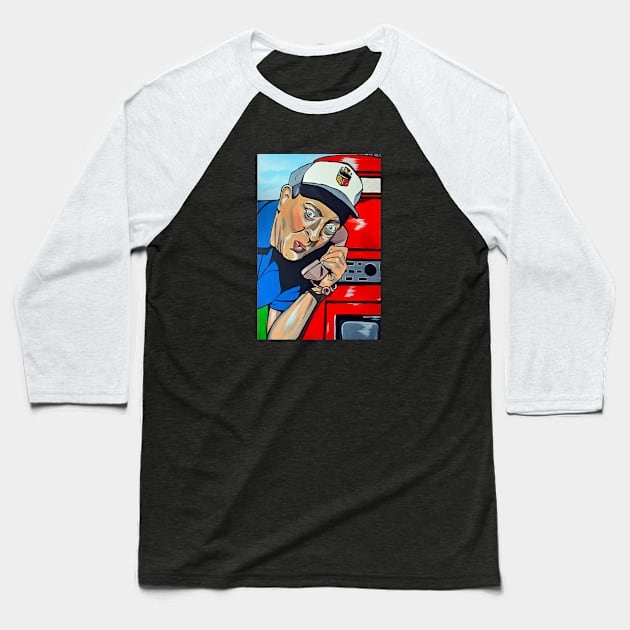 Al Czervik Caddyshack Fanart Fun Baseball T-Shirt by Ahana Hilenz